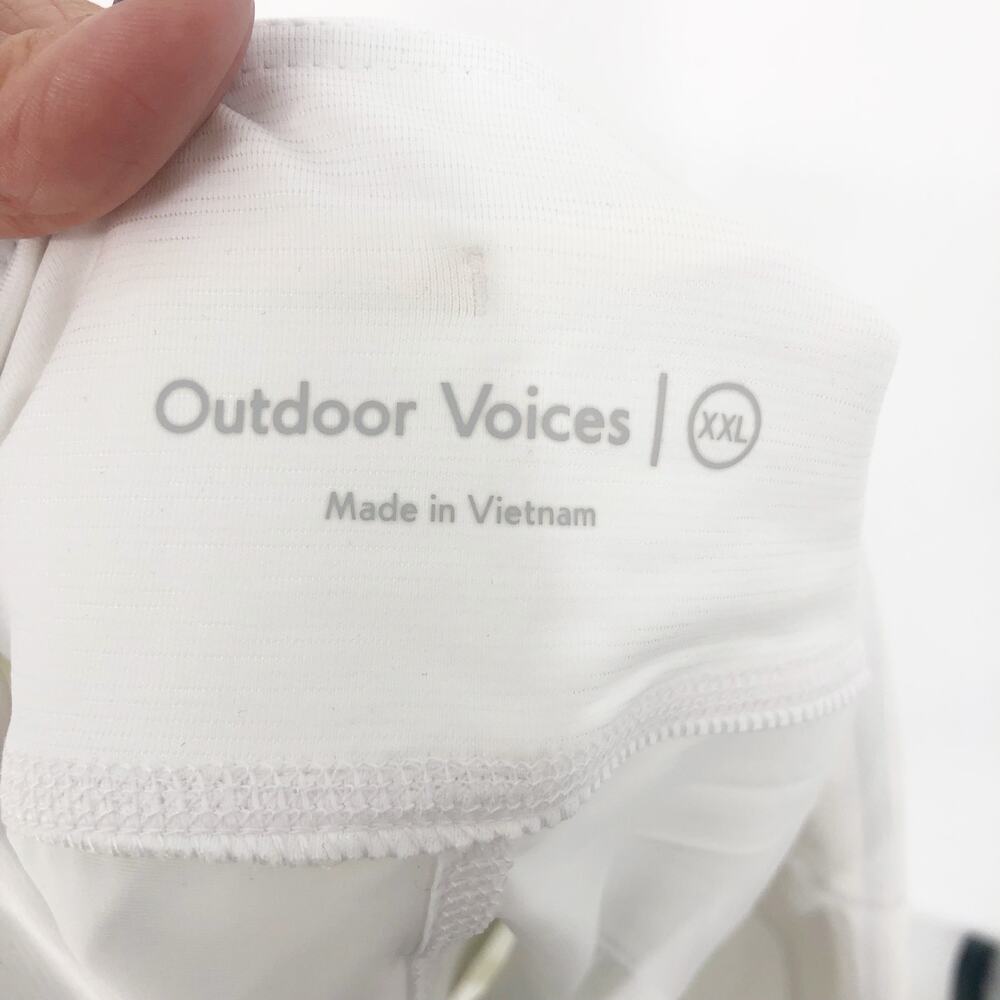 OUTDOOR VOICES Women's Hudson 4" Skort Size XXL White Lightweight NWT - Picture 7 of 10